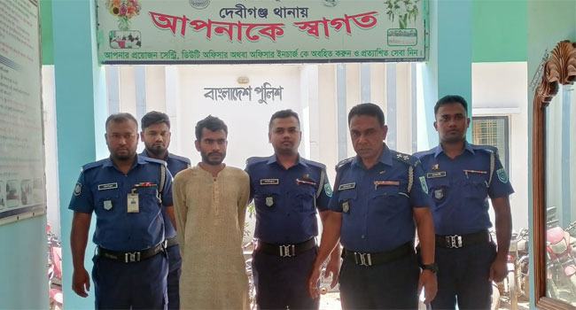 দেবীগঞ্জে শাহনাজ হত্যাকাণ্ডের মূল আসামি রাজু গ্রেফতার