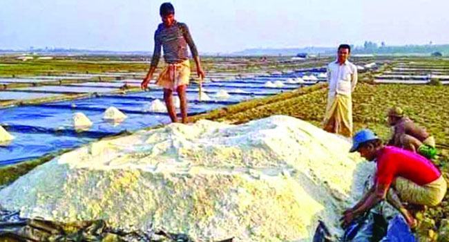 কক্সবাজারে লবণ উৎপাদন ৬৩ বছরের রেকর্ড ভেঙেছে