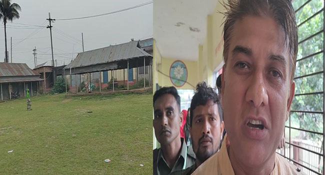 ভোটারের ভোট নিজে দিয়ে দেয়ায় পোলিং অফিসারকে প্রত্যাহার