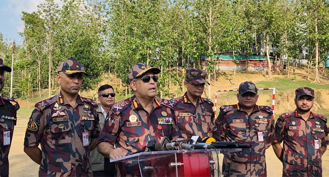 মিয়ানমার সীমান্তে স্থিতিশীল অবস্থা ফিরিয়ে আনতে বিজিবি কাজ করেছে : মহাপরিচালক