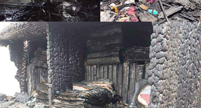 ডিমলায় মাদরাসা-শিক্ষকের বাড়ি আগুনে পুড়ে ছাই