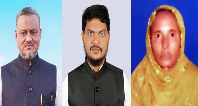 পোরশায় চেয়ারম্যান মঞ্জুর মোরশেদ, ভাইস চেয়ারম্যান মাহমুদুল হাসান ও মমতাজ নির্বাচিত