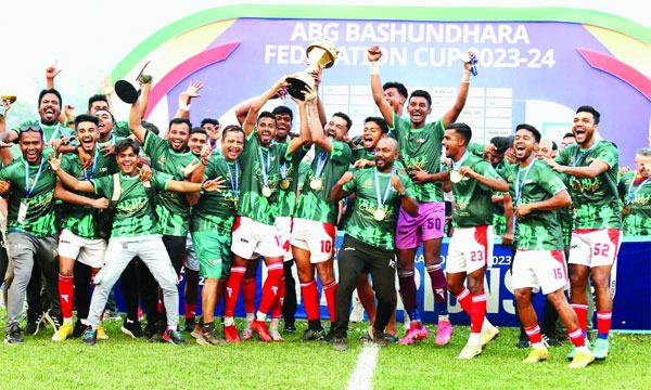 অবশেষে বসুন্ধরা কিংসের ট্রেবল জয়