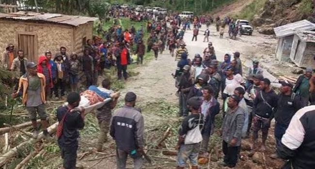 পাপুয়া নিউগিনিতে ভূমিধসে নিহত ছাড়াল ৬৭০