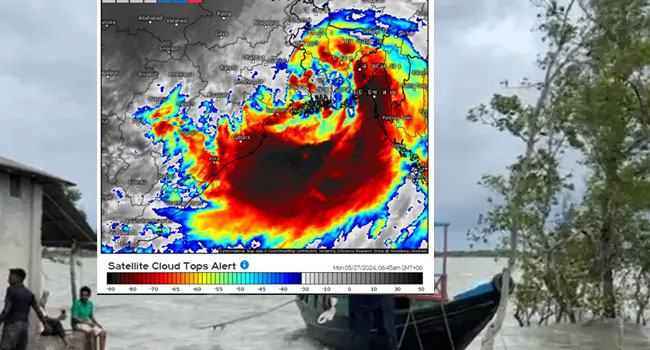 বৃষ্টি ঝরিয়ে দুর্বল হয়ে পড়ছে রেমাল