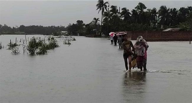 কক্সবাজারের নিম্নাঞ্চল প্লাবিত