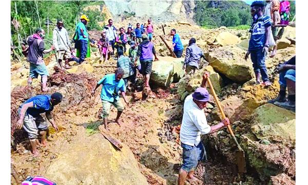 পাপুয়া নিউগিনিতে ভূমিধসে চাপা পড়েছে ২ হাজারেরও বেশি মানুষ