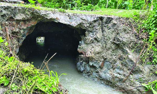 বামনায় সব বেড়িবাঁধ ক্ষতিগ্রস্ত