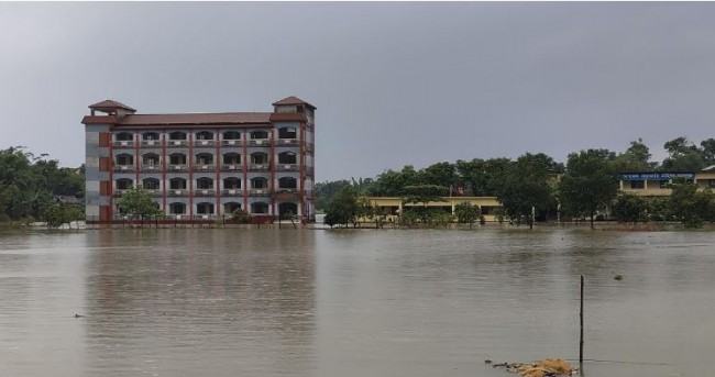 টানা বৃষ্টিতে সিলেটের ৪ উপজেলায় বন্যা