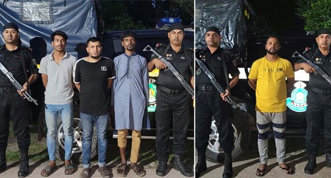 আশুলিয়ায় নিষিদ্ধ ট্যাবলেট ও ফেনসিডিলসহ আটক ৪