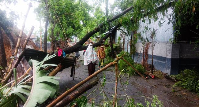ডিমলায় কালবৈশাখীর তাণ্ডবে নিহত ১, লণ্ডভণ্ড বাড়িঘর