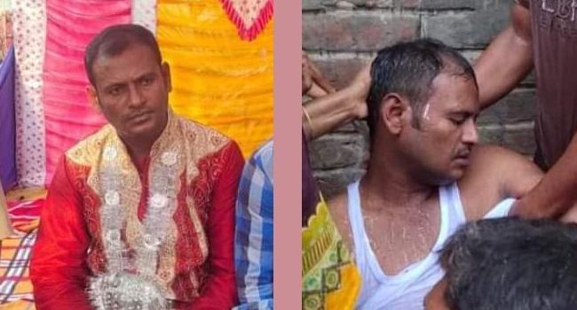 বিয়ের আসরে কনেকে তালাক দিতে চাওয়ায় বরকে গণধোলাই