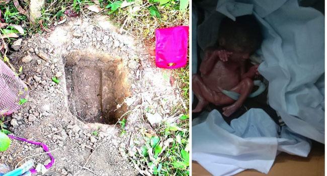 কবরে নামাতে গিয়ে দেখা গেল নবজাতক বেঁচে আছে!