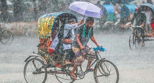 ৬ বিভাগে হালকা থেকে মাঝারি বৃষ্টির পূর্বাভাস