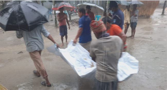 ভূরুঙ্গামারীতে দাফনের দেড় মাস পর কবর থেকে লাশ উত্তোলন