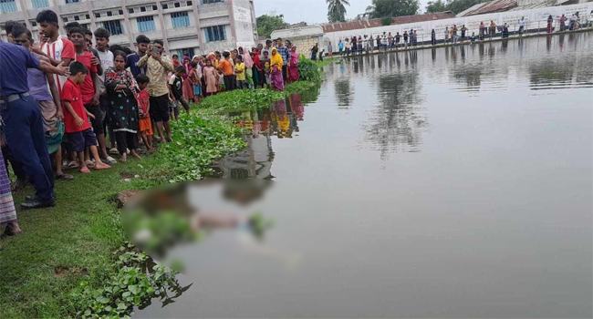 কিশোরগঞ্জে স্কুলের পুকুর থেকে লাশ উদ্ধার