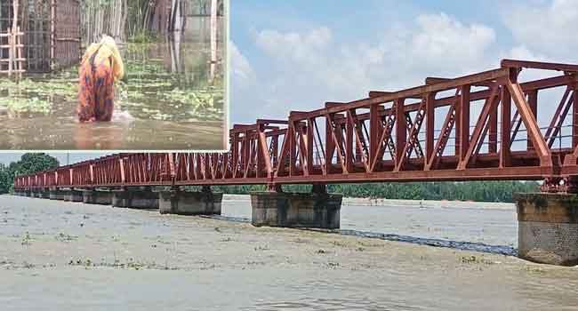 পানি বাড়ছে তিস্তায়, নিমজ্জিত চর-নিম্নাঞ্চল