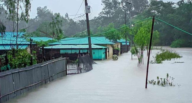 টেকনাফে পানিবন্দী অর্ধলাখ লাখ মানুষ
