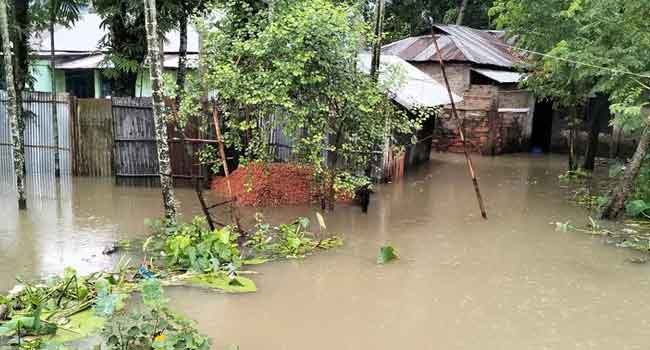 কুলাউড়ার বন্যা পরিস্থিতির আরো অবনতি