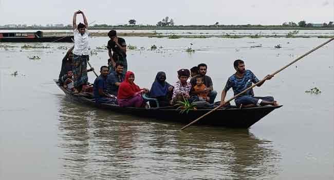 কুড়িগ্রামে বিপৎসীমার উপরে বইছে ১৬ নদীর পানি