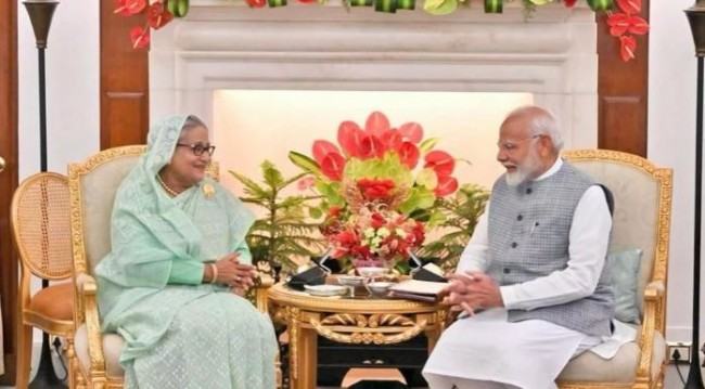 উভয় দেশের জনগণের কল্যাণে সহযোগিতার বিষয়ে একমত ঢাকা-দিল্লি