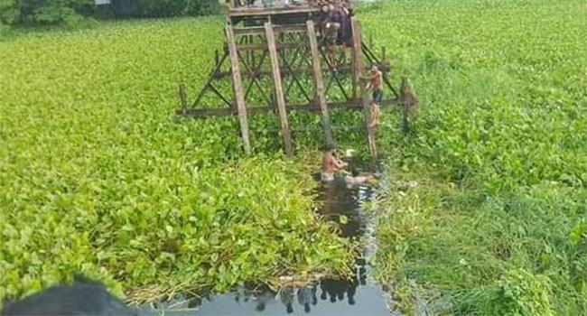 সেতু ভেঙে বরযাত্রীবাহী গাড়ি খালে : নিহত ৯, নিখোঁজ ১১