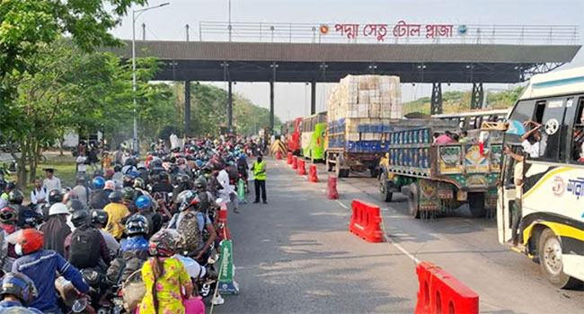 ১৩ দিনে পদ্মা সেতুতে ৪২ কোটি টাকার টোল আদায়