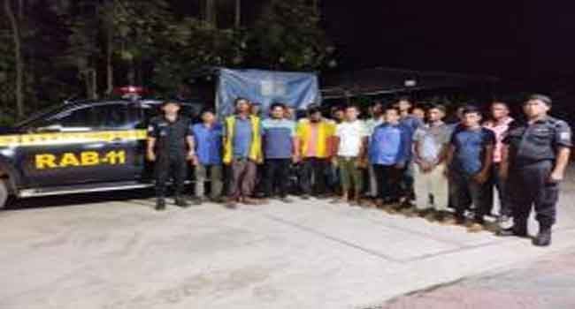 নোয়াখালীর সড়কে চাঁদাবাজির দায়ে ৩৪ জন গ্রেফতার