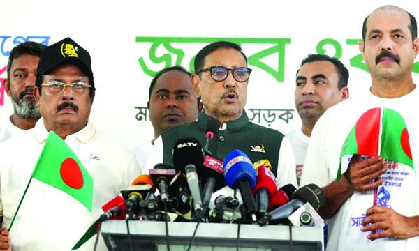 বিদেশে আমাদের প্রভু নেই, বিএনপির আছে : কাদের