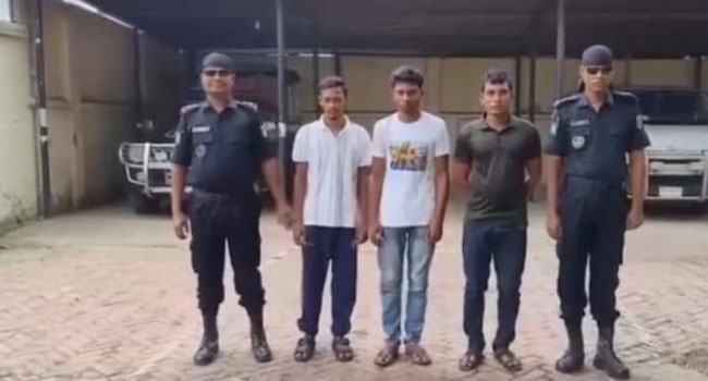 ভাঙ্গায় ফেনসিডিলসহ ৩ মাদককারবারি গ্রেফতার