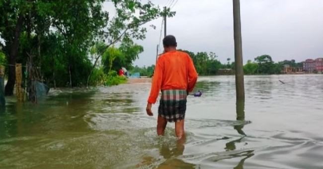 সিলেটে তৃতীয় দফা বন্যায় পানিবন্দি ৭ লাখ মানুষ