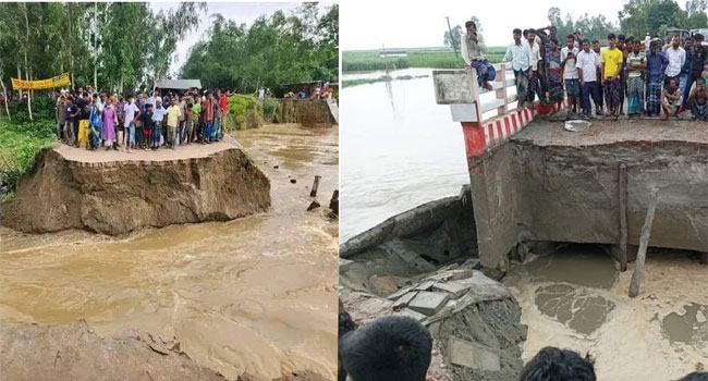 দেওয়ানগঞ্জে বিপৎসীমার ওপর পানি