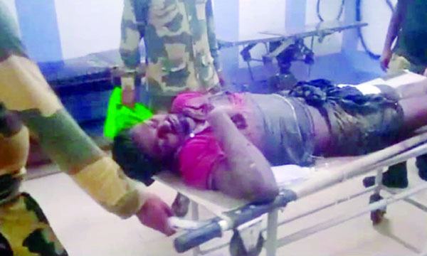 চুয়াডাঙ্গা সীমান্তে বিএসএফের গুলিতে বাংলাদেশী আহত