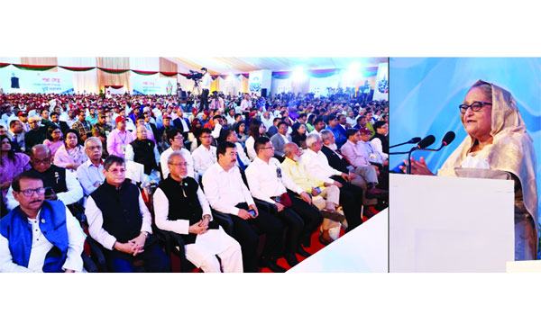 পদ্মা সেতু নির্মাণে দেশী-বিদেশী ষড়যন্ত্র ছিল : প্রধানমন্ত্রী