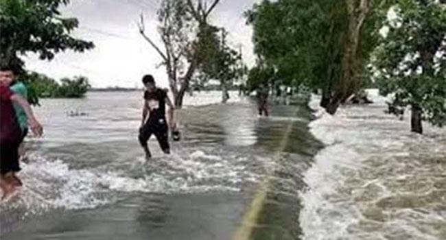 সিলেটে ৭ নদ-নদীর মধ্যে সুরমা ও কুশিয়ারার ৪ পয়েন্টে বন্যার পানি বিপদ সীমার উপরে