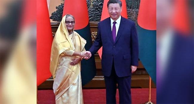 প্রধানমন্ত্রীর চীন সফরে দ্বিপক্ষীয় সম্পর্ক উন্নত হয়েছে : চীনা গণমাধ্যম