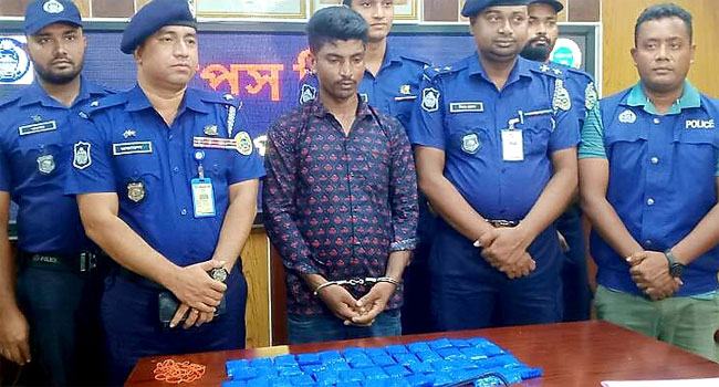 ভোলায় শ্যালকের পর ১০ হাজার ইয়াবাসহ দুলাভাই আটক
