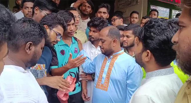 ব্রাহ্মণবাড়িয়ায় কোটা সংস্কার আন্দোলনে ছাত্রলীগের বাধা