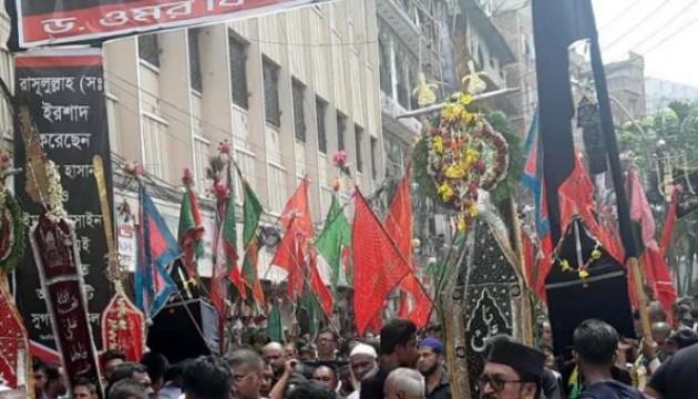 ঢাকায় তাজিয়া মিছিল শুরু