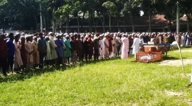 রংপুরে আবু সাঈদের জানাজা ও দাফন সম্পন্ন