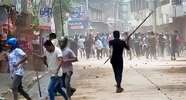 পাকুন্দিয়ায় ছাত্রলীগ-আন্দোলনকারী পাল্টাপাল্টি ধাওয়া, আহত ২০
