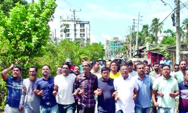 যশোরে বিএনপির বিক্ষোভ সমাবেশে পুলিশের বাধা