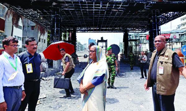 অর্থনীতিকে পুরোপুরি ধ্বংস করতে নাশকতা চালানো হয় : প্রধানমন্ত্রী