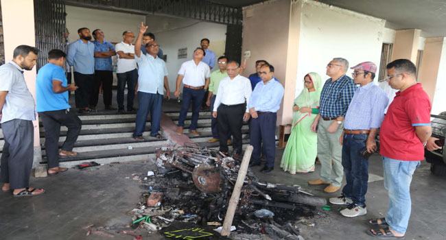 রাবিতে কোটা আন্দোলনে ভাঙচুর, ক্ষয়-ক্ষতির পরিমাণ প্রায় ৪ কোটি টাকা