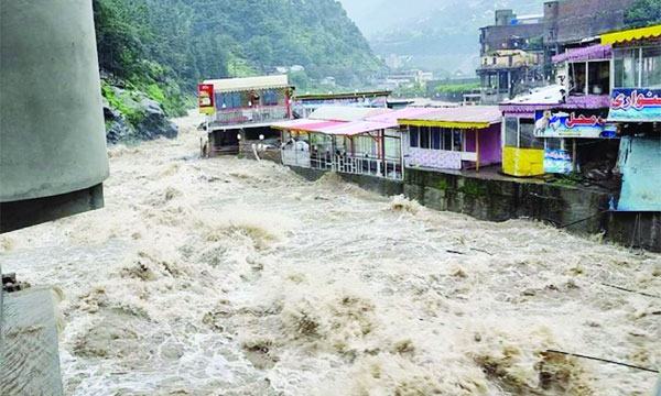 পাকিস্তানের খাইবার পাখতুনখাওয়ায় ভারী বৃষ্টি