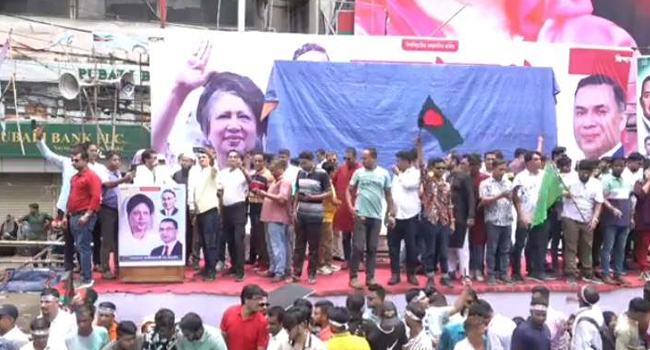 নয়াপল্টনে বিএনপির সমাবেশে জড়ো হচ্ছেন নেতাকর্মীরা