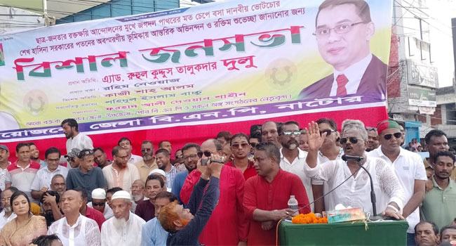 জামায়াতকে নিষিদ্ধ করা হয়েছিল এবার আ’লীগকে করা হোক : দুলু