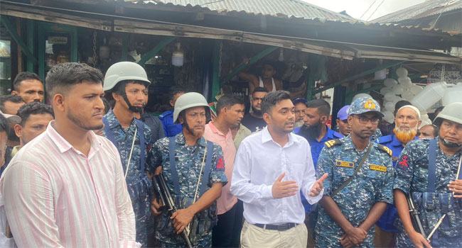 রাঙ্গাবালীতে আইনশৃঙ্খলা নিয়ন্ত্রণে নৌবাহিনী