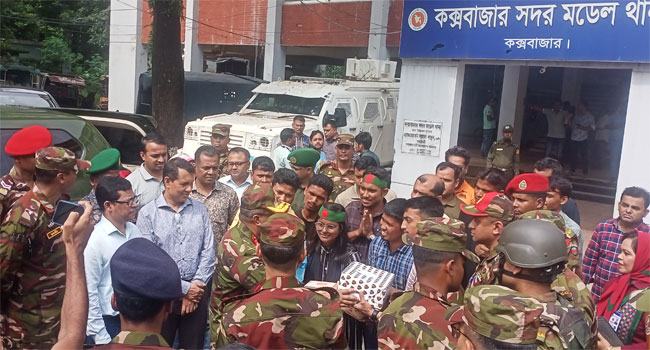 কক্সবাজারে থানা সেবা সচল করতে সহযোগিতা করা হচ্ছে : সেনাবাহিনীর জিওসি