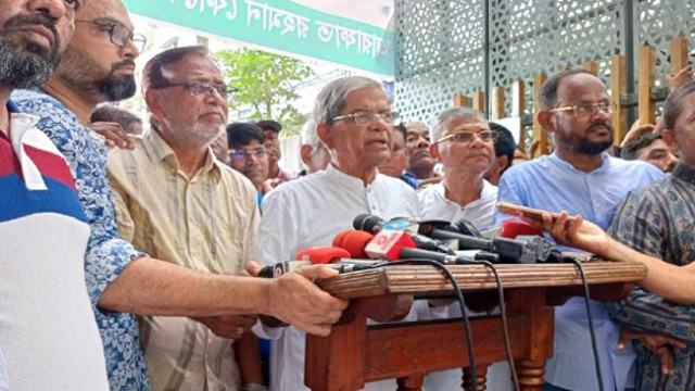 গণজাগরণকে ব্যর্থ করতে সংখ্যালঘুদের ওপর হামলার নাটক : মির্জা ফখরুল